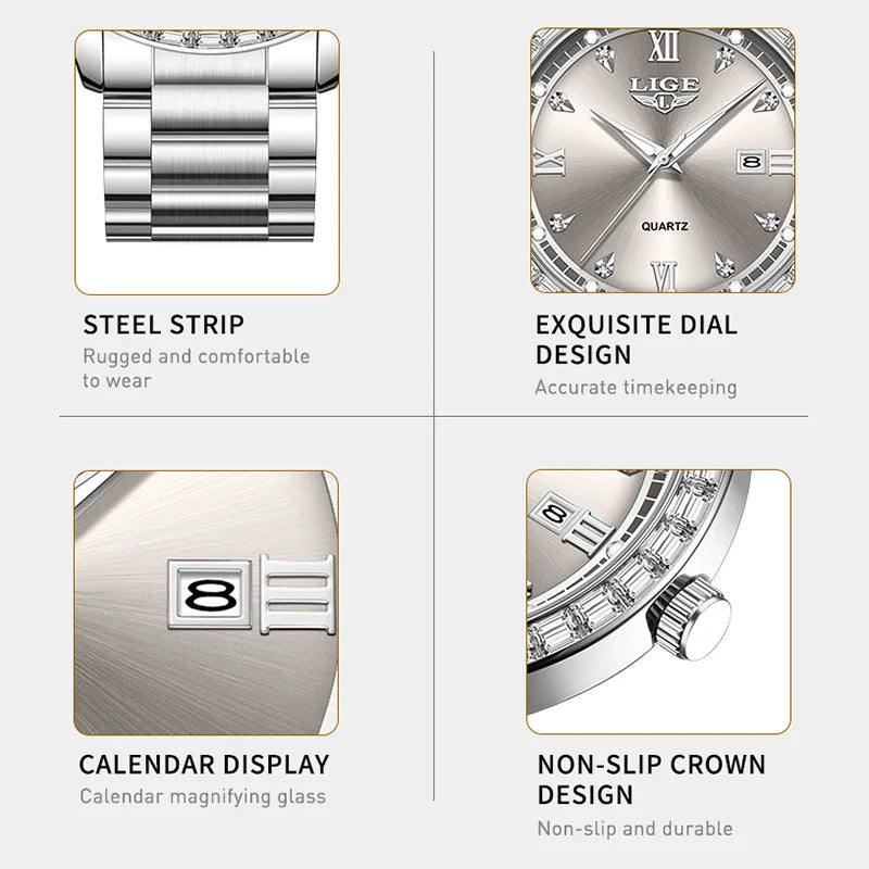 Reloj clásico de mujer