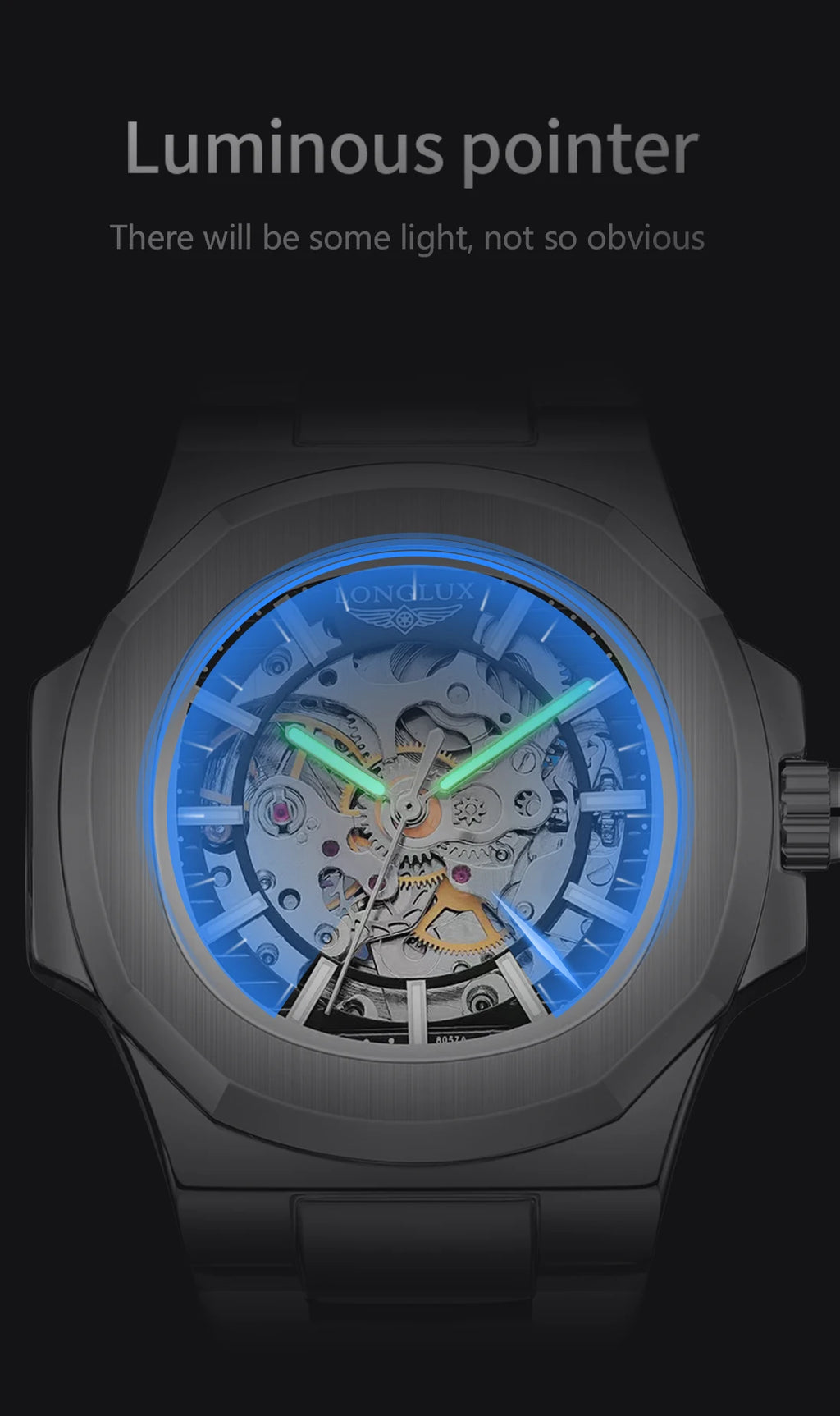 Reloj con movimiento suizo