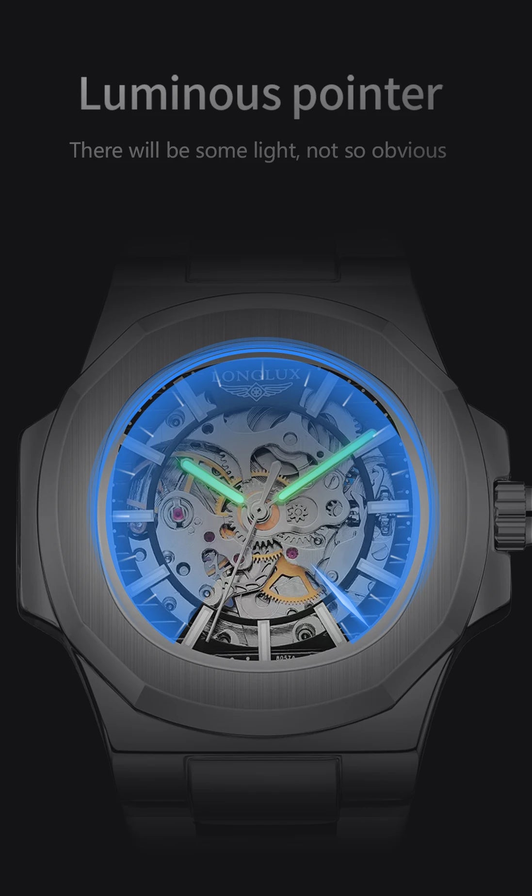 Reloj con movimiento suizo